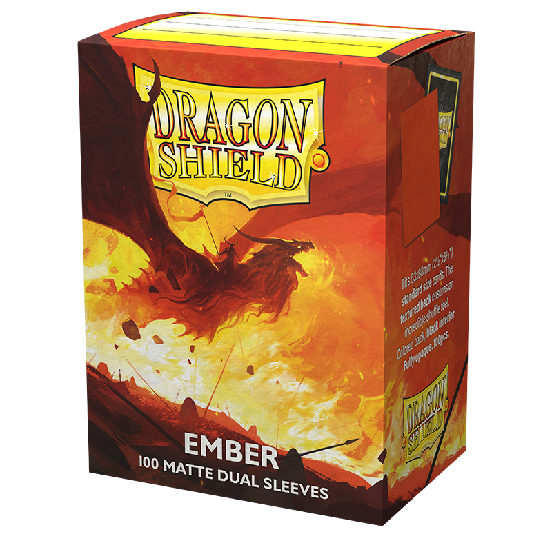 Sleeves: Dragon Shield Dual Matte Ember (100)