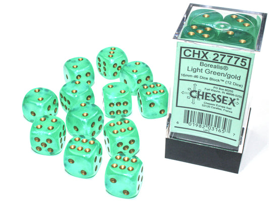 Borealis: 12D6 Light Green/Gold