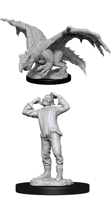 D&D Unpainted Minis: Wave 11: Green Dragon Wyrmling