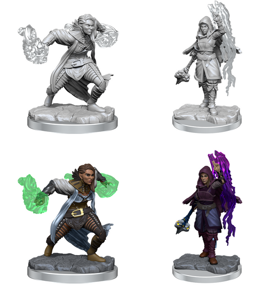 D&D Unpainted Minis: Wave 20: Half-Elf Warlock