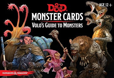 Dungeons & Dragons: Monster Cards- Volo's Guide to Monsters