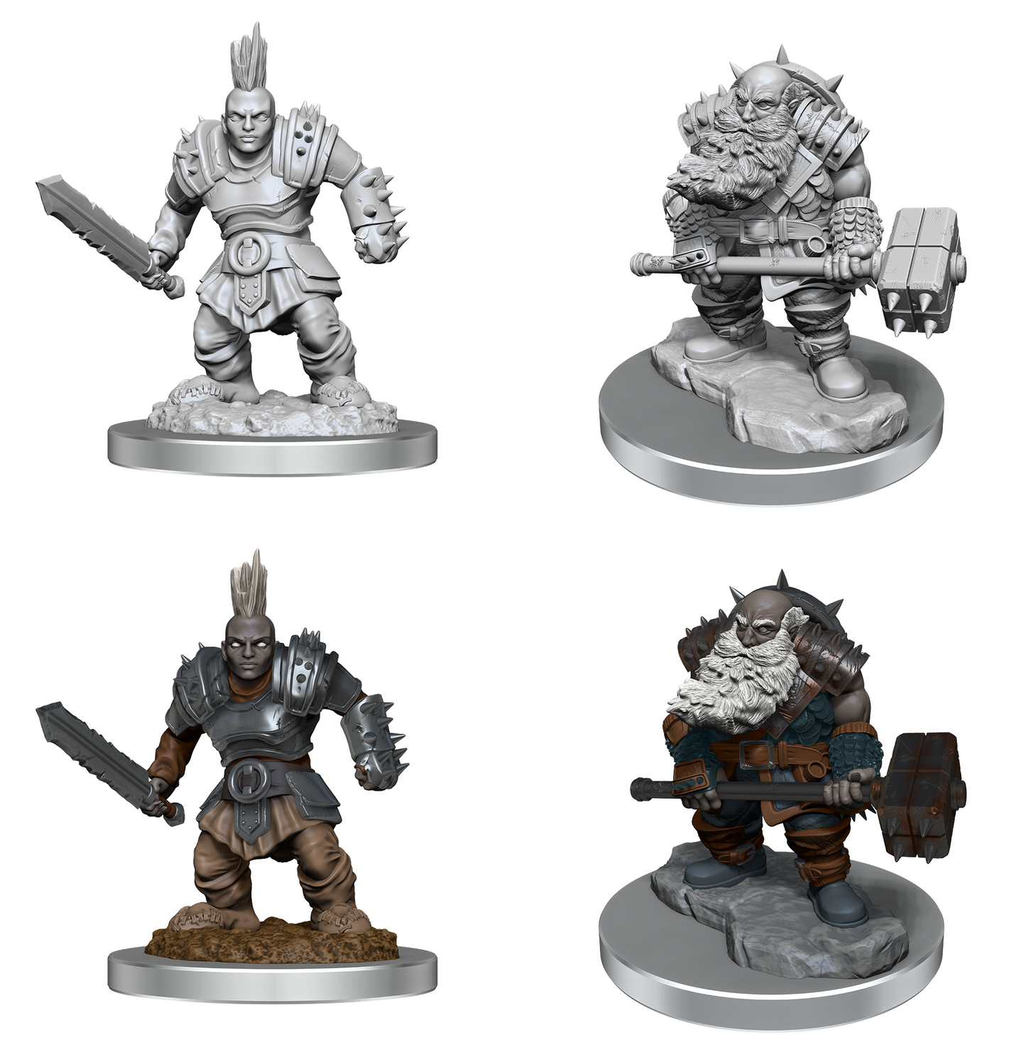 D&D Unpainted Minis: Wave 18: Duergar Fighters