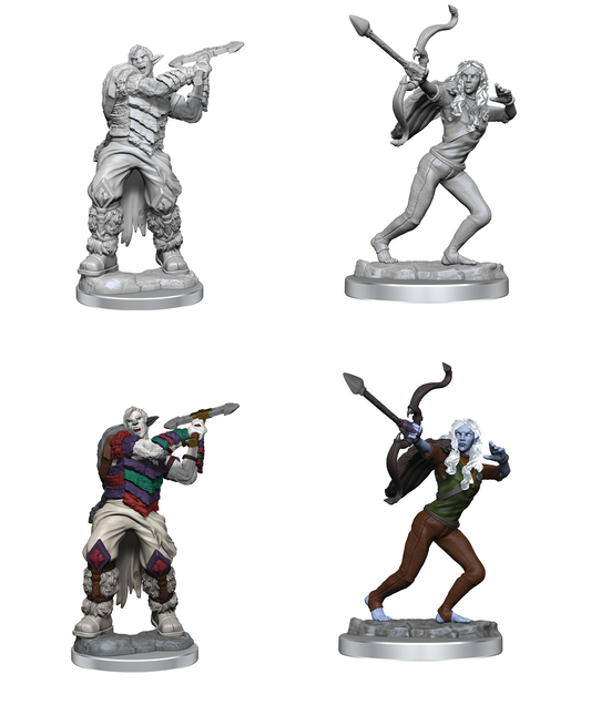 CR Unpainted Minis: Wave 4: Ashari Stoneguard and Ashari Skydancer
