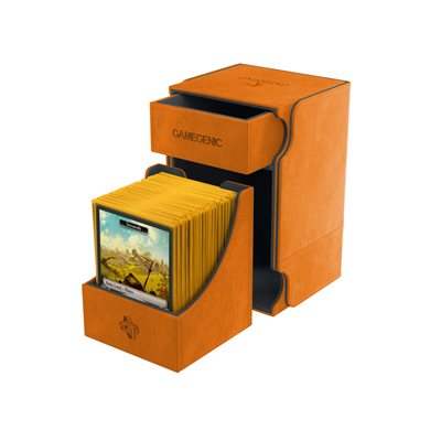 Deck Box: Watchtower Convertible Orange (100ct)