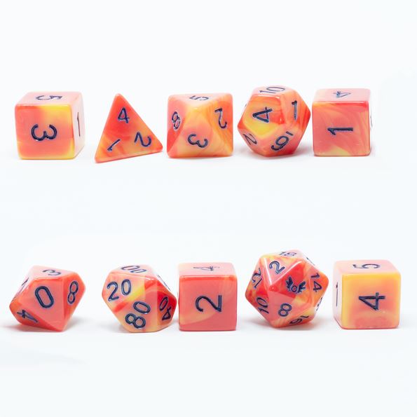 HUMBLEWOOD ACCESSORIES:ALDERHEART EMBER DICE/POUCH