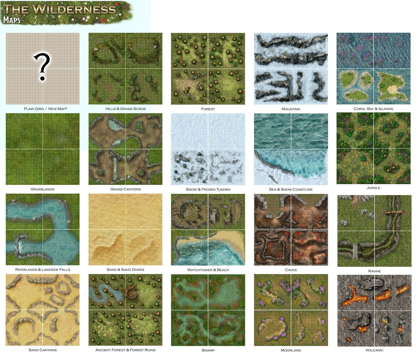 Wilderness Book of Battle Mats