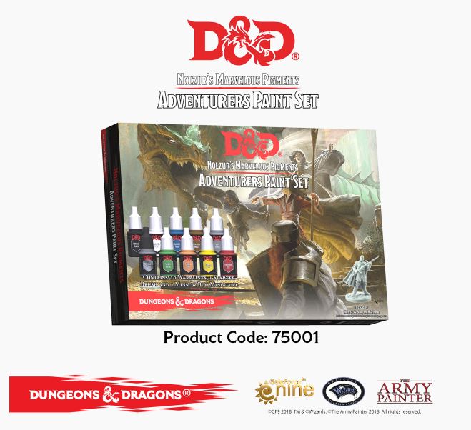 Nolzur’s Marvelous Pigments: The Adventurers Paint Set