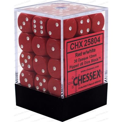 Opaque: 36D6 Red/White