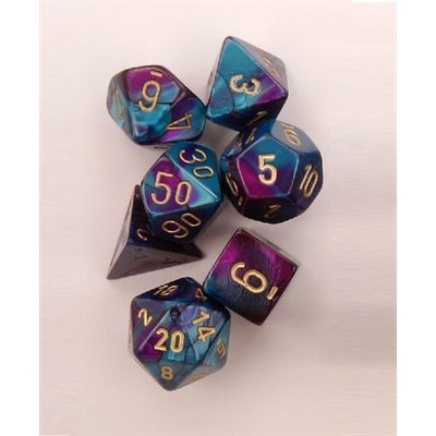 Gemini: 7Pc Purple-Teal/Gold