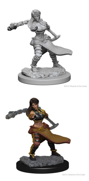 D&D Unpainted Minis: Wave 1: Female Human Monk