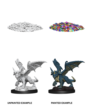 D&D Unpainted Minis: Wave 10: Blue Dragon Wyrmling