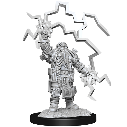 D&D Unpainted Minis: Wave 14: Dwarf Cleric Male
