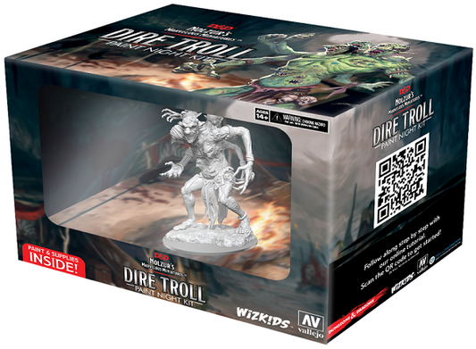 D&D Unpainted Paint night Kit: Dire Troll