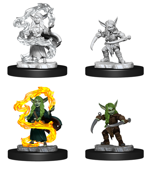 CR Unpainted Minis: Wave 1: Goblin Srcrr/rogue Female
