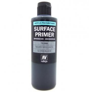 Vallejo: Gloss Black Primer (200ml)
