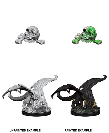 D&D Unpainted Minis: Wave 10: Black Dragon Wyrmling