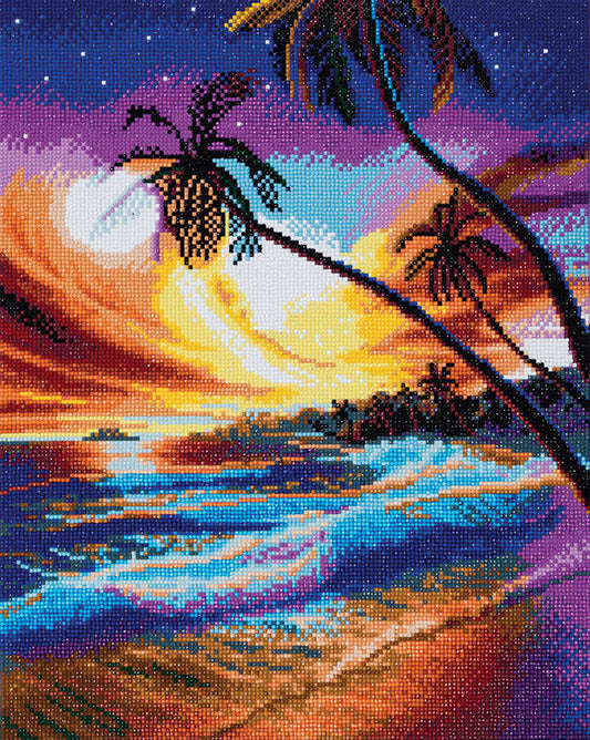 Crystal Art Kit (Large)- Tropical Beach