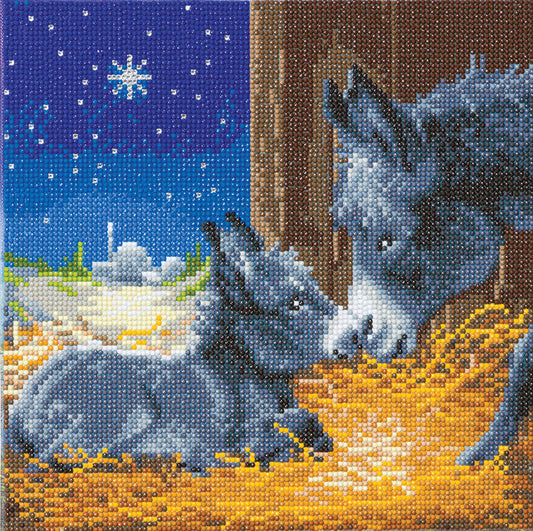 Crystal Art Kit (Medium)- Little Donkey