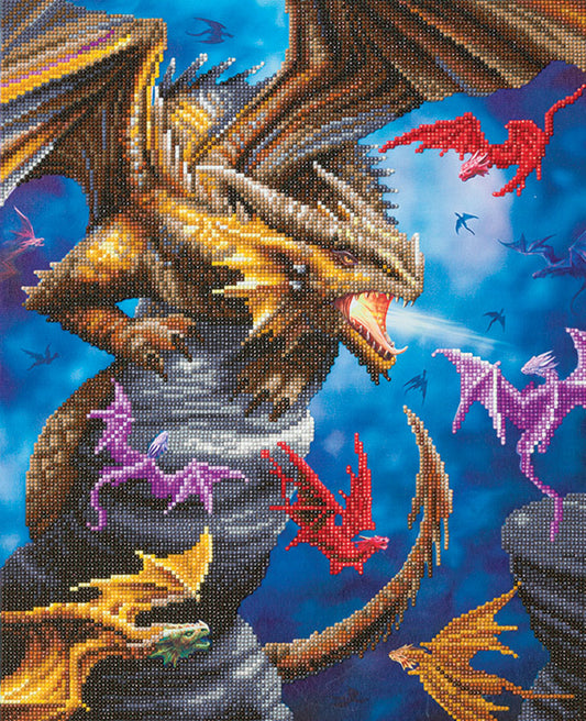 Crystal Art Kit (Large)- Dragon Clan