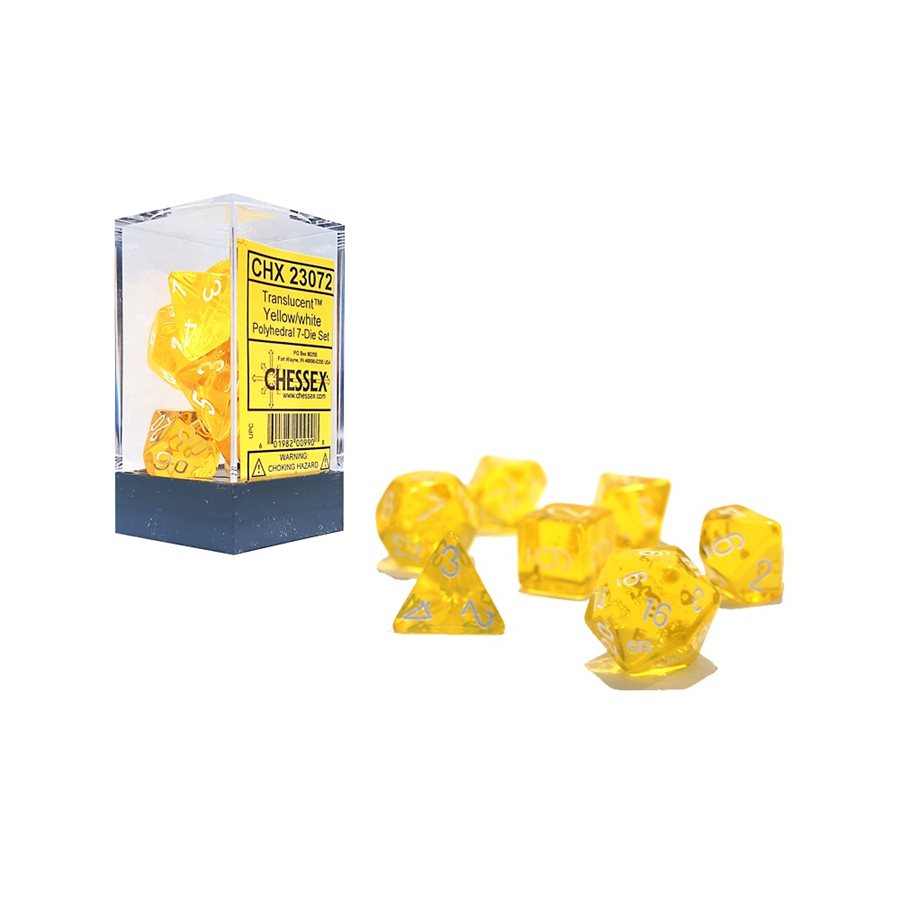 Translucent: 7pc Yellow/White