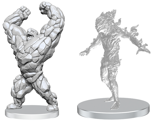PF Unpainted Miniatures Wave 27: Living Landslide and Living Wildfire