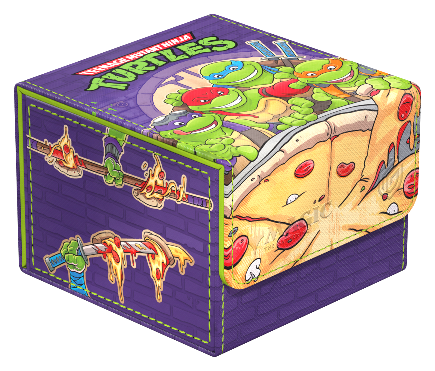 UG Deck Case Sidewinder 133+ Xenoskin MTG Teenage Mutant Ninja Turtles: Pizza Box