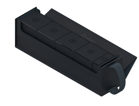 RFG Deckbox Carrier 500 DS: Warlock Black