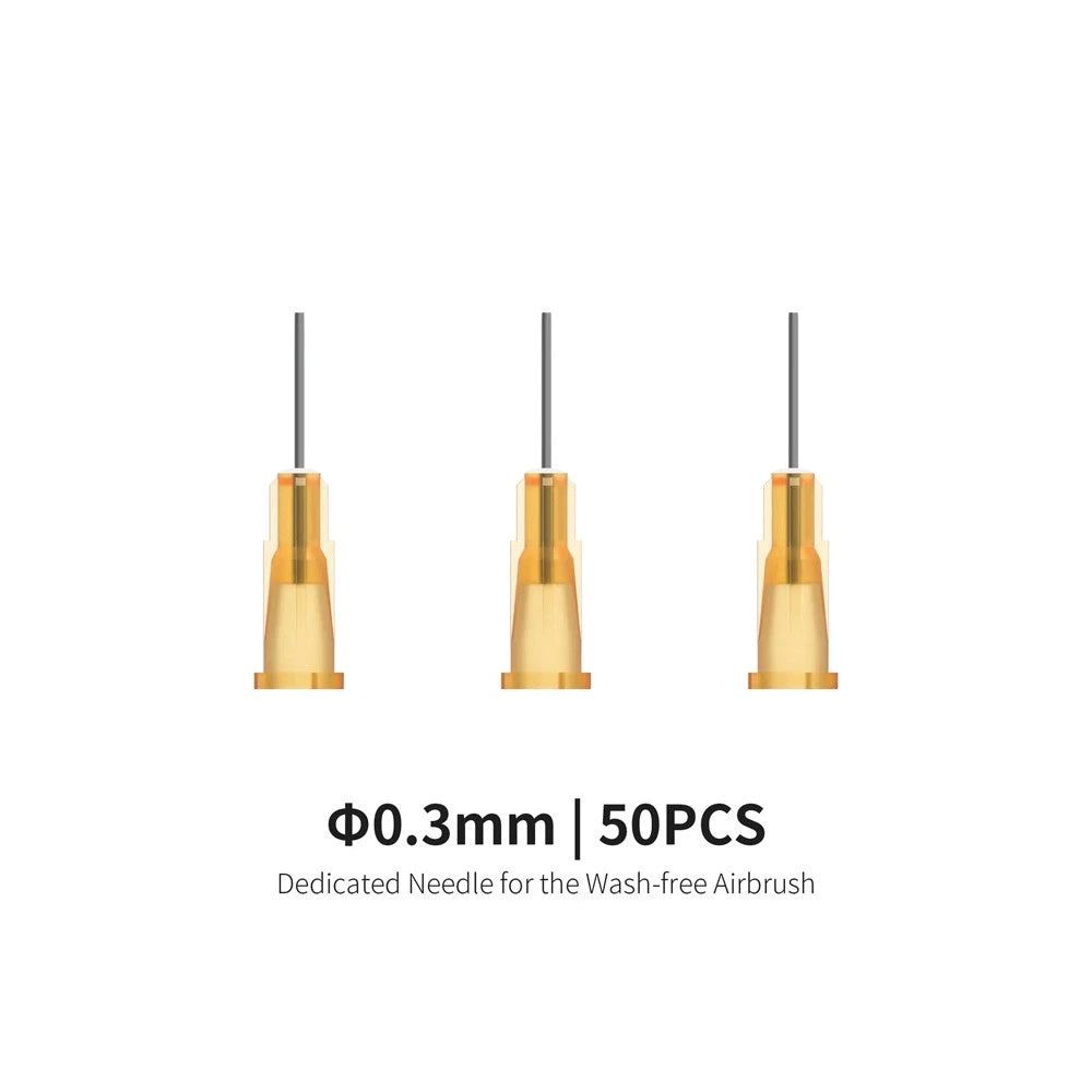 DSPIAE 0.3mm Dedicated Needle for Wash-Free Airbrush (50pcs)