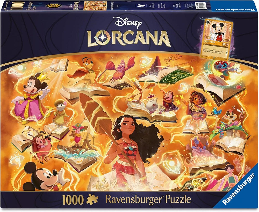 Disney Lorcana Glimmers of the Realm: Amber- 1000pc Puzzle