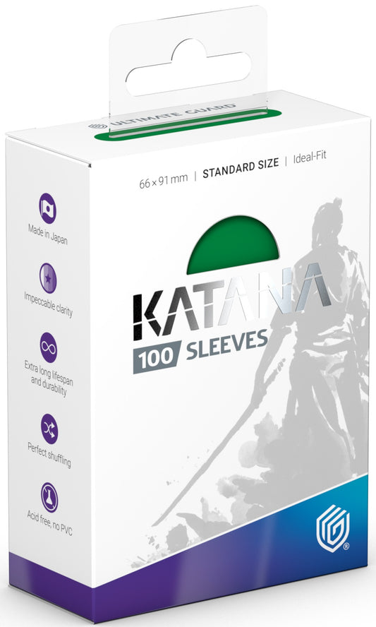 UG Sleeves- Katana, Jade Garden (100ct, Standard Size)
