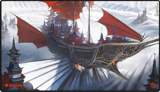 UG Playmat- MTG Tarkir Dragonstorm V4 (Mystic Monastery)