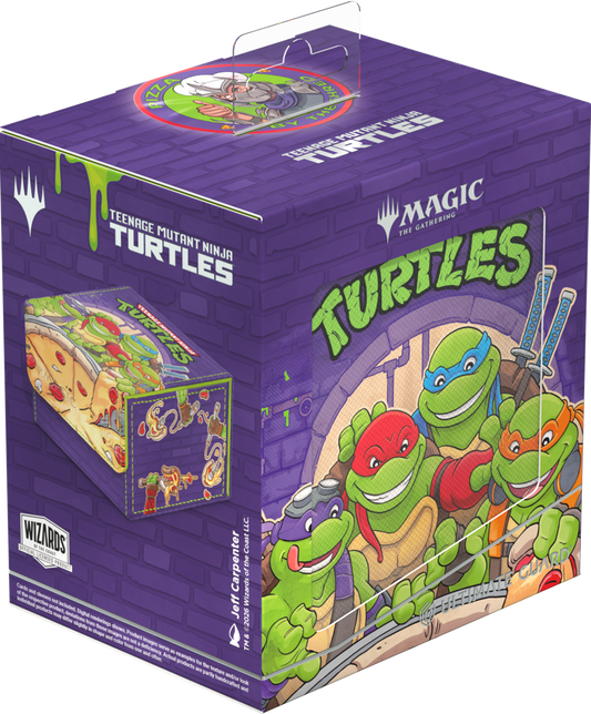 UG Deck Case Sidewinder 133+ Xenoskin MTG Teenage Mutant Ninja Turtles: Pizza Box