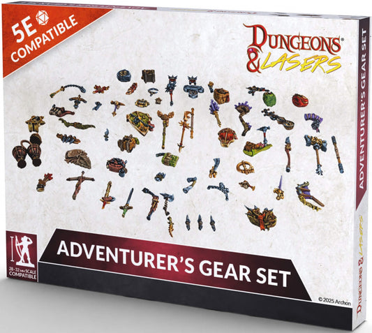 Dungeons and Lasers: Adventurer's Gear Set