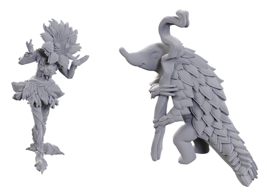 PF Unpainted Miniatures WV25: Sunflower Leshy and Fruit Leshy