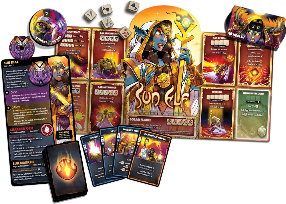 Dice Throne Hero Pack: Sun Elf
