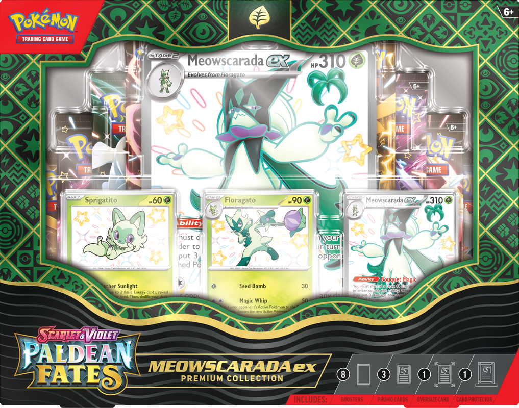Pokémon : Paldean Fates ex Premium Collection – Dice Hollow Games and  Hobbies