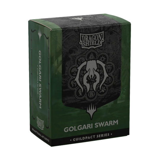 Dragon Shield Sleeves: Dual Matte MTG Guildpact - Golgari Swarm 100CT