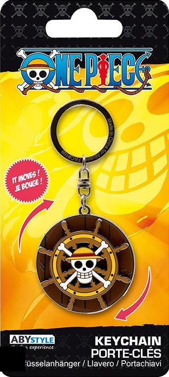 One Piece Moving Keychain Thousand Sunny's Helm