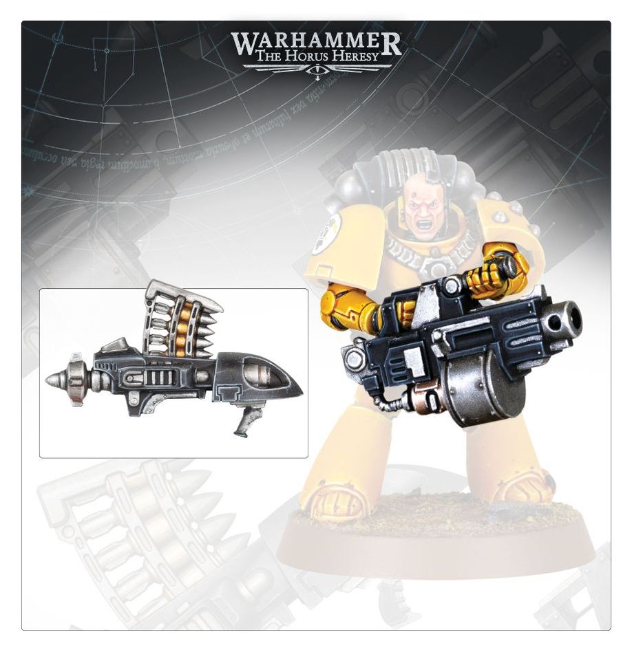 Legiones Astartes: Heavy Weapons Upgrade Set - Missile Launchers and Heavy Bolters