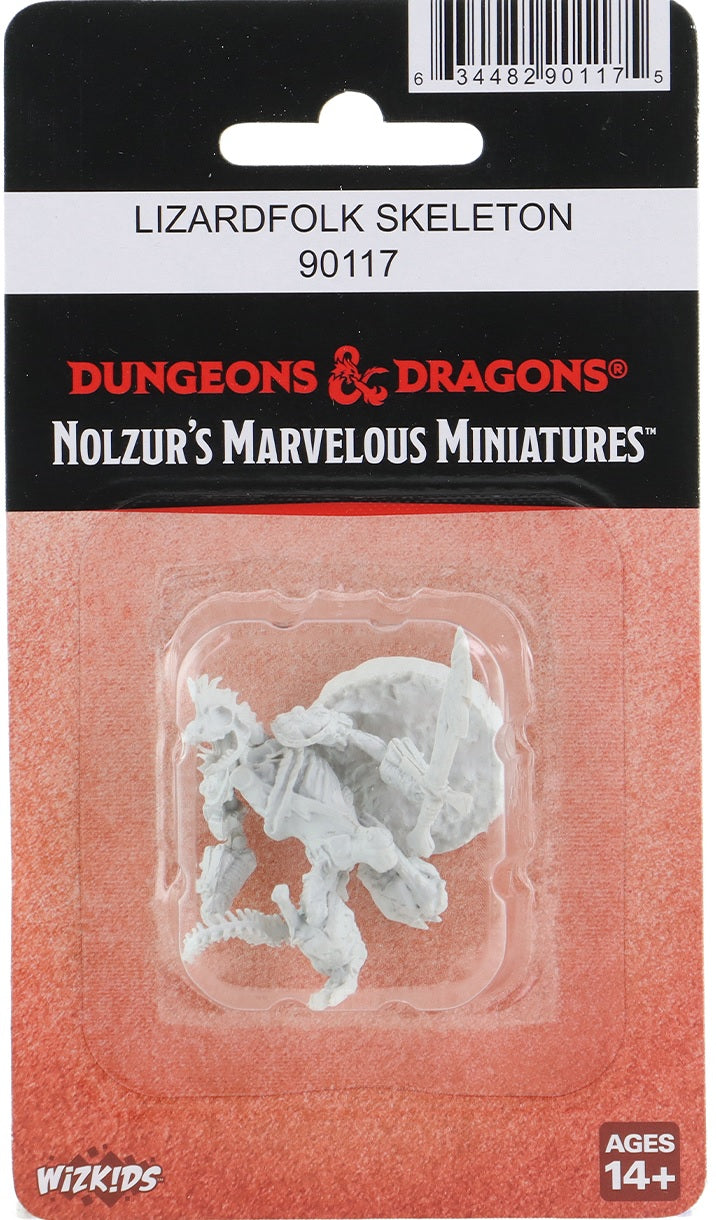DND Unpainted Minis WV23 Lizardfolk Skeleton