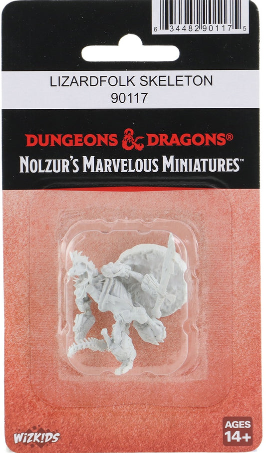 DND Unpainted Minis WV23 Lizardfolk Skeleton