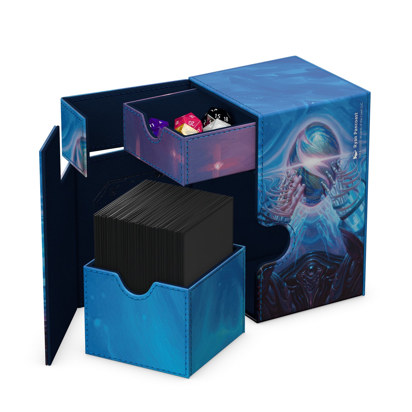 UG Flip N Tray Deck Case Xenoskin MTG Edge of Eternities V1 100+