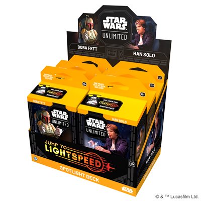 Star Wars Unlimited- Jump to Lightspeed Spotlight Deck: Han Solo and Boba Fett