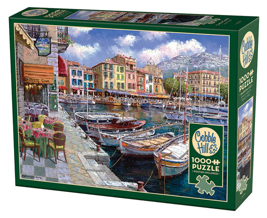 Cafe in Cassis - 1000pc Puzzle