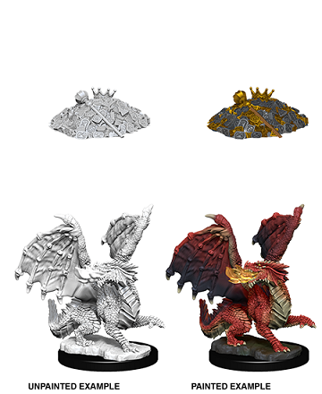 D&D Unpainted Minis: Wave 10: Red Dragon Wyrmling