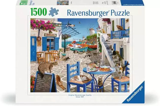 Cats of Mykonos- 1500pc puzzle