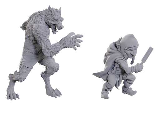 CR Unpainted Minis WV23 Chetney Pock O'Pea & Werewolf