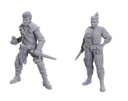 Wizkids Unpainted Minis WV23 Cutpurses Male & Female