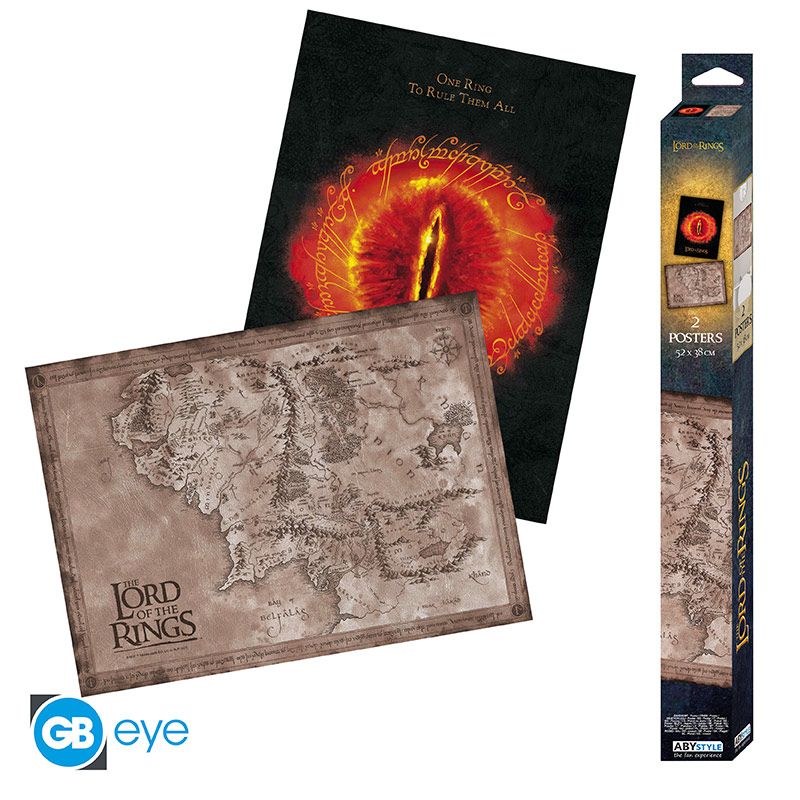 The Lord of the Rings: Set of 2 Posters 52X38