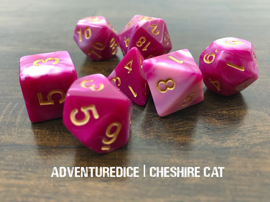 Cheshire Cat Dice Set